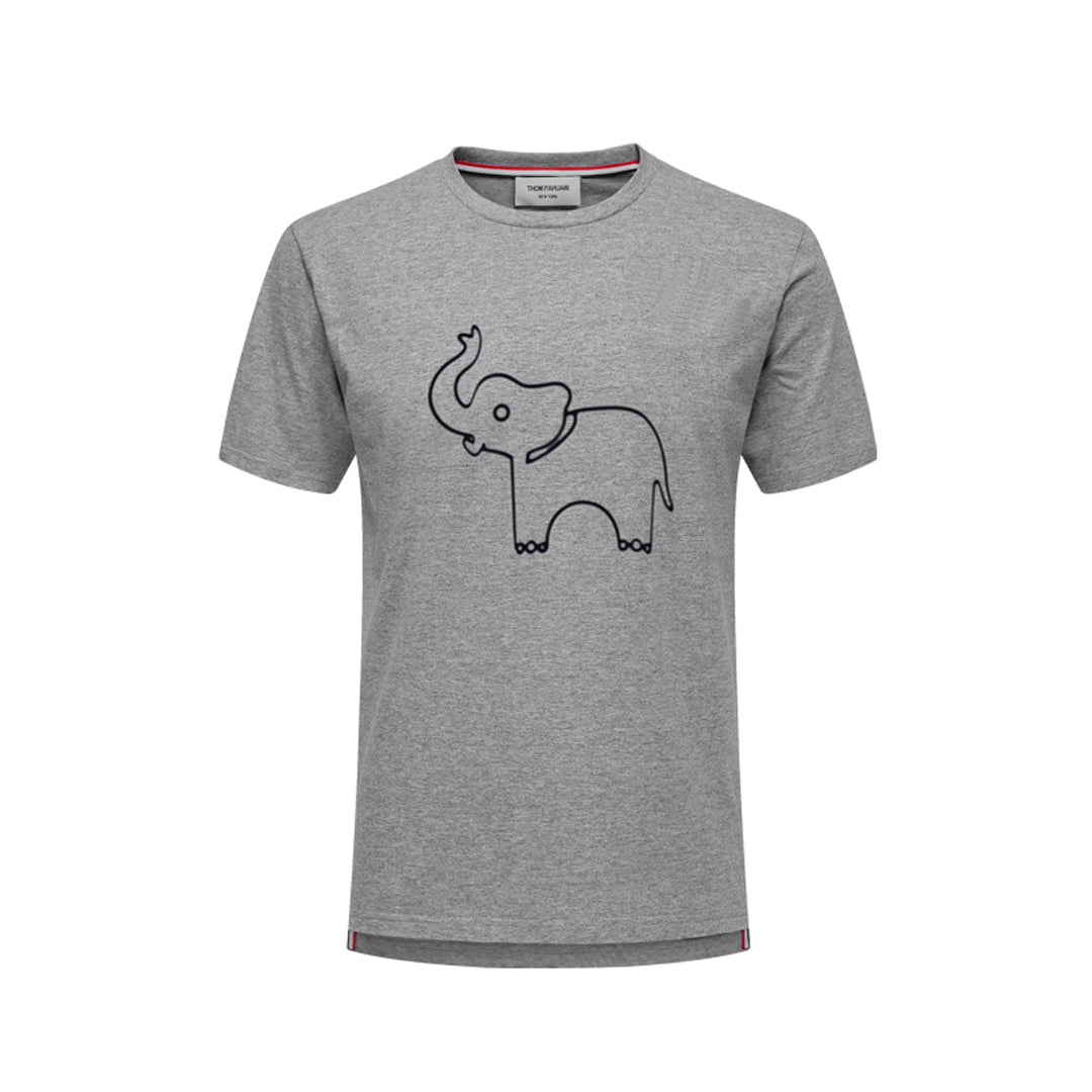 Exclusive Thom Browne Elephant print T-shirt — White — Size 0/S — Alternate View 7