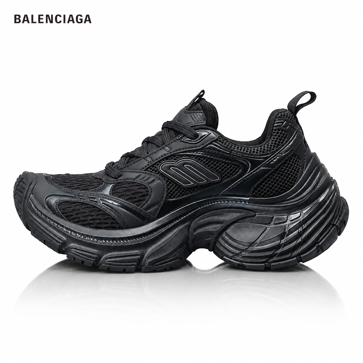 Exclusive Balenciaga Runway Style Couple's Style Shoe — Style 1 — Size 36 — Front View