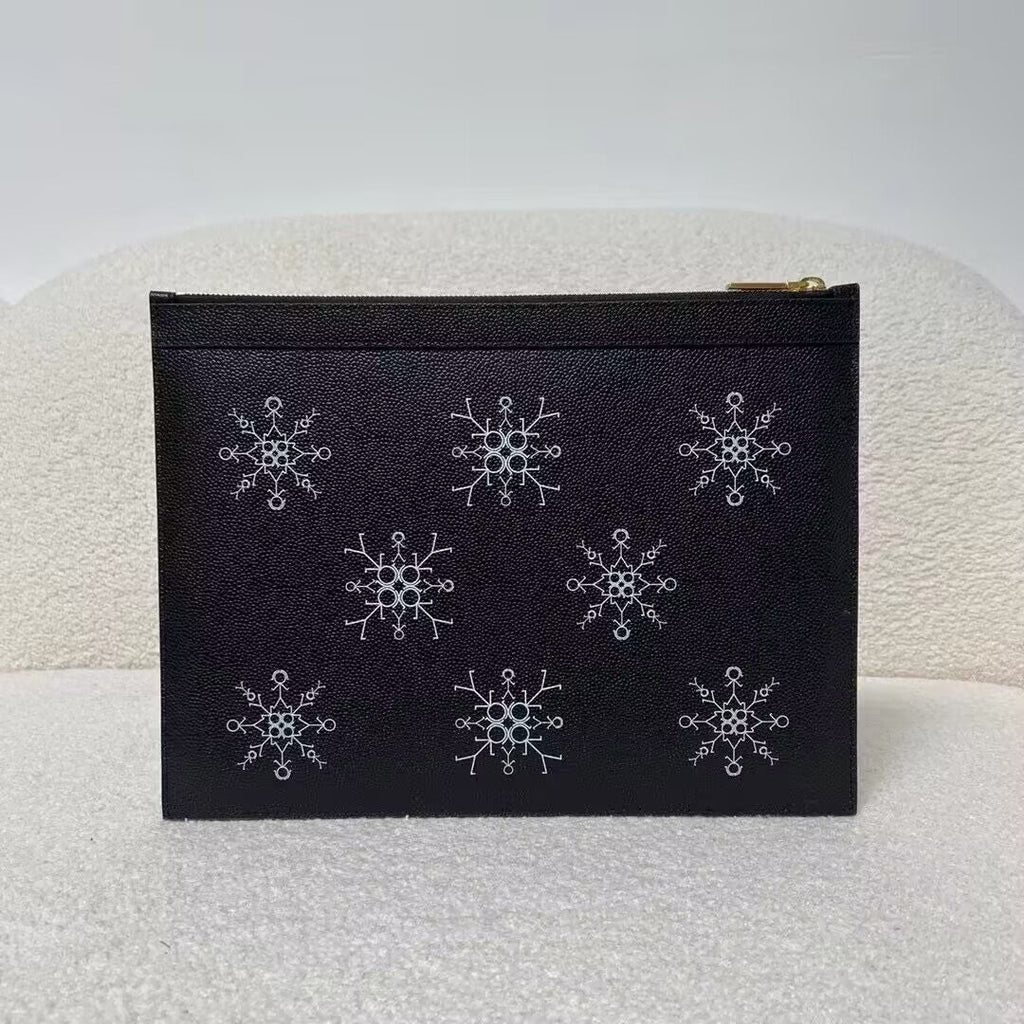 Exclusive 2025 Top-grade cowhide clutch — Large 33CM*25CM — Detail View