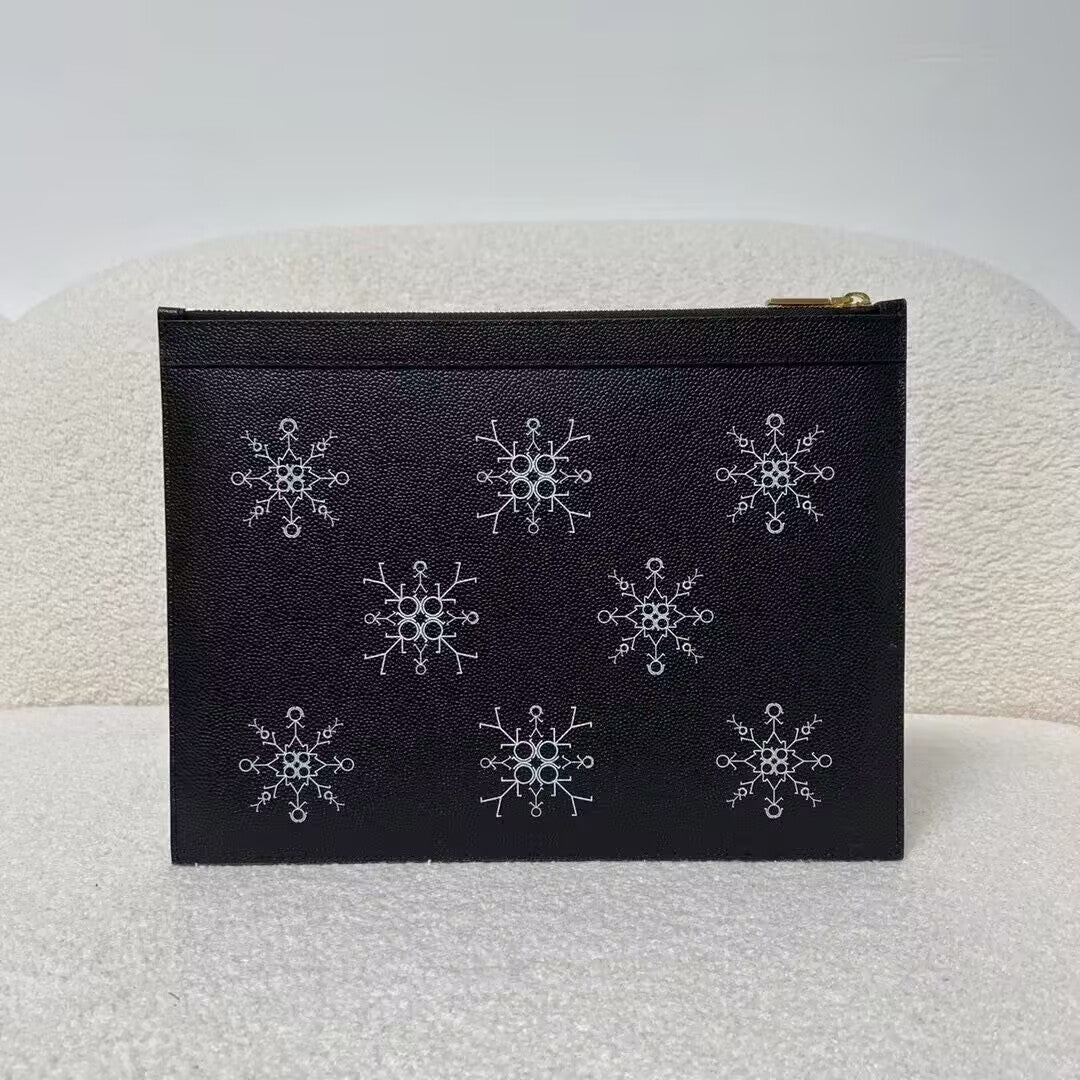 Exclusive 2025 Top-grade cowhide clutch — Large 33CM*25CM — Detail View