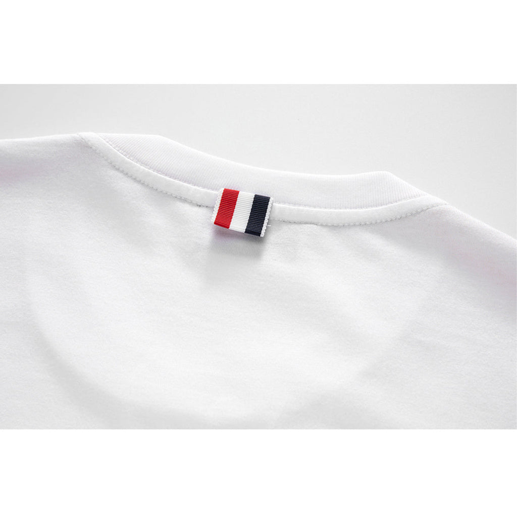 Exclusive Thom Browne  Anchor embroidery T-shirt — Blue — Size 0/S — Alternate View 9
