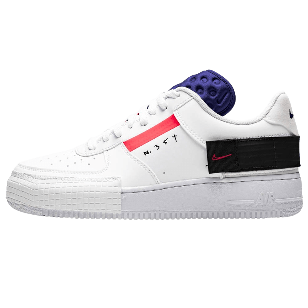 Exclusive Nike Air Force 1 Low Drop Type 'Summit White' — UK 3 | EU 35.5 | US 3.5 — Front View