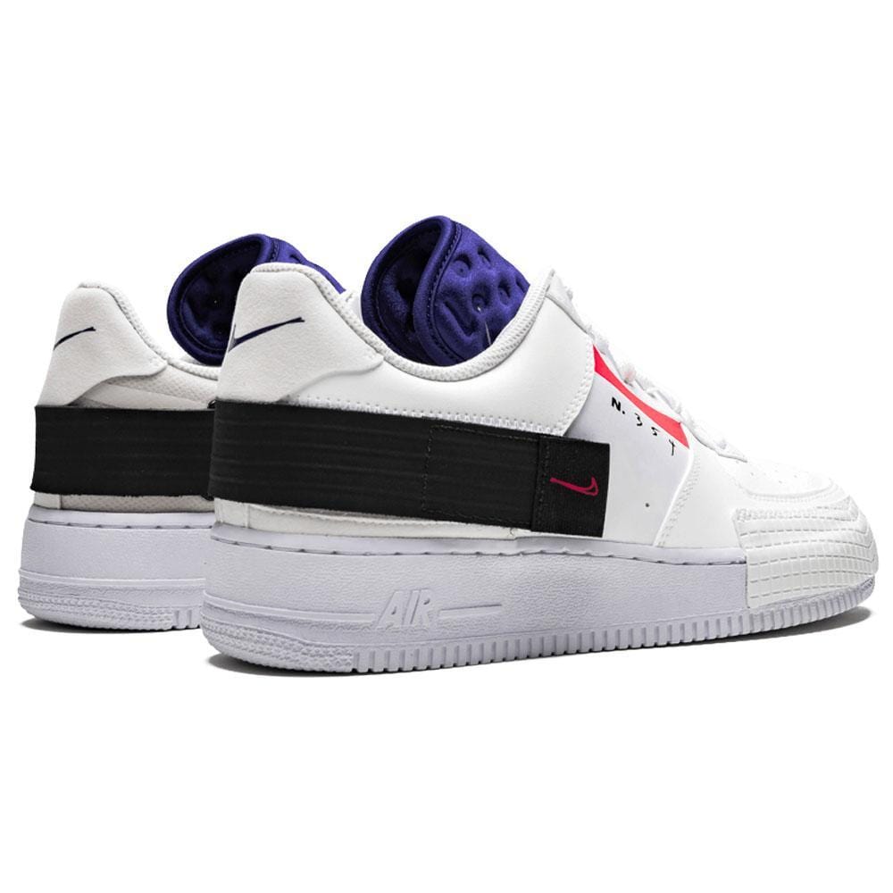 Exclusive Nike Air Force 1 Low Drop Type 'Summit White' — UK 3 | EU 35.5 | US 3.5 — Back View