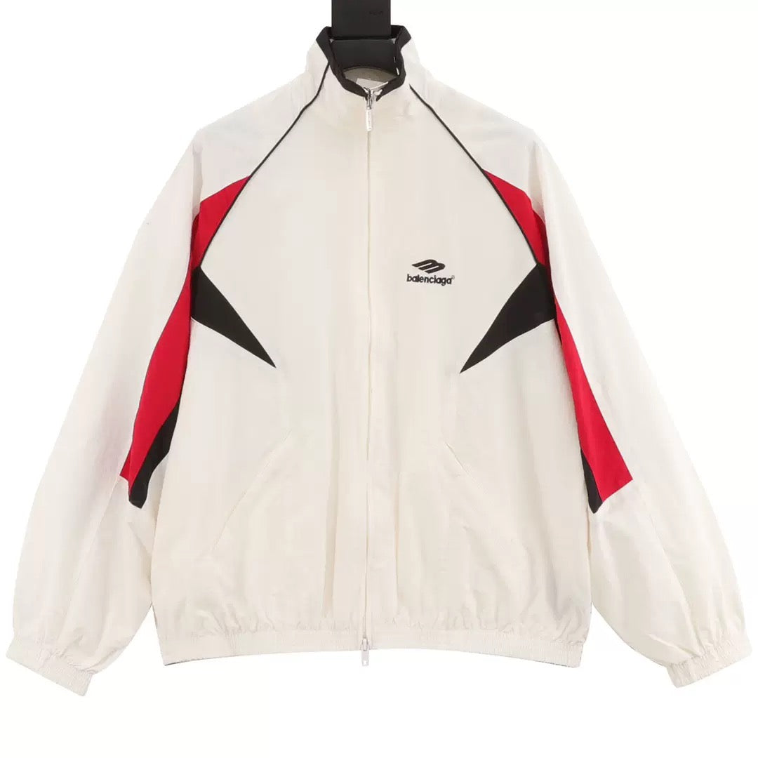 Exclusive Balenciaga 2025SS Windbreaker Jacket — Black — Size XS — Side View