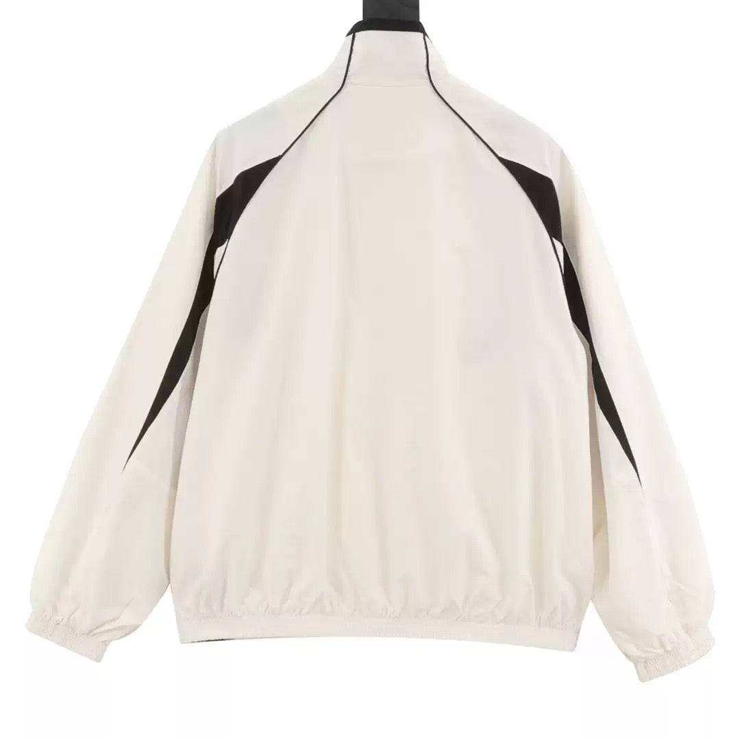 Exclusive Balenciaga 2025SS Windbreaker Jacket — Black — Size XS — Back View