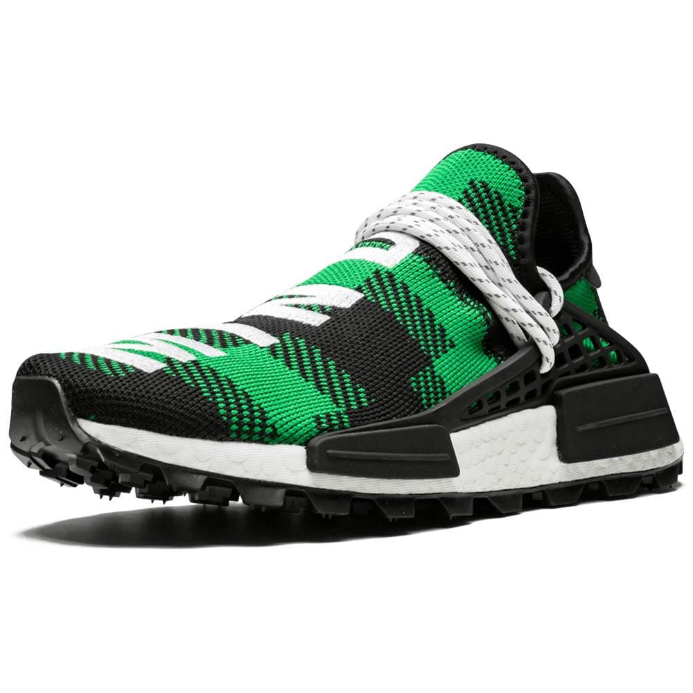 Exclusive Pharrell x Billionaire Boys Club x NMD Human Race Trail 'Green Plaid' — 3 UK | 35.5 EU — Top View