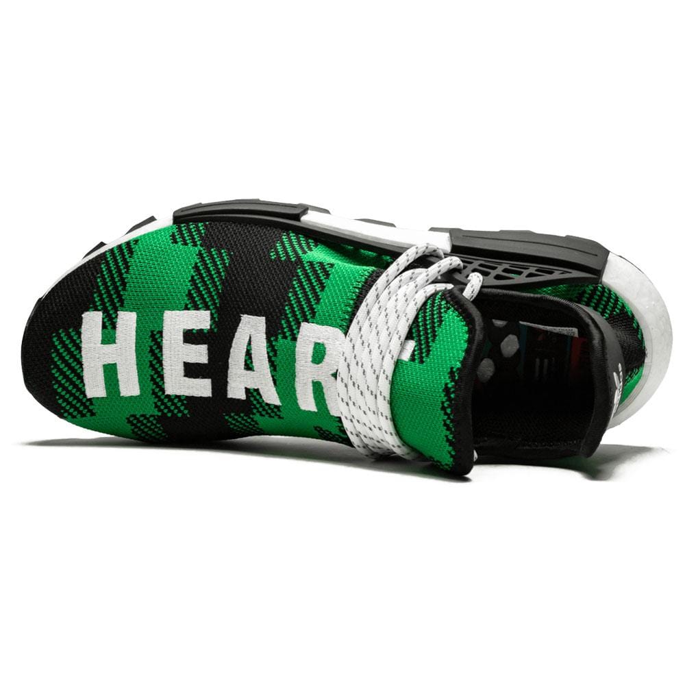 Exclusive Pharrell x Billionaire Boys Club x NMD Human Race Trail 'Green Plaid' — 3 UK | 35.5 EU — Detail View