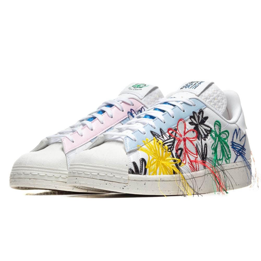 Exclusive Sean Wotherspoon x adidas Superstar 'SuperEarth' — UK 3.5 | EU 36 | US 4 — Side View