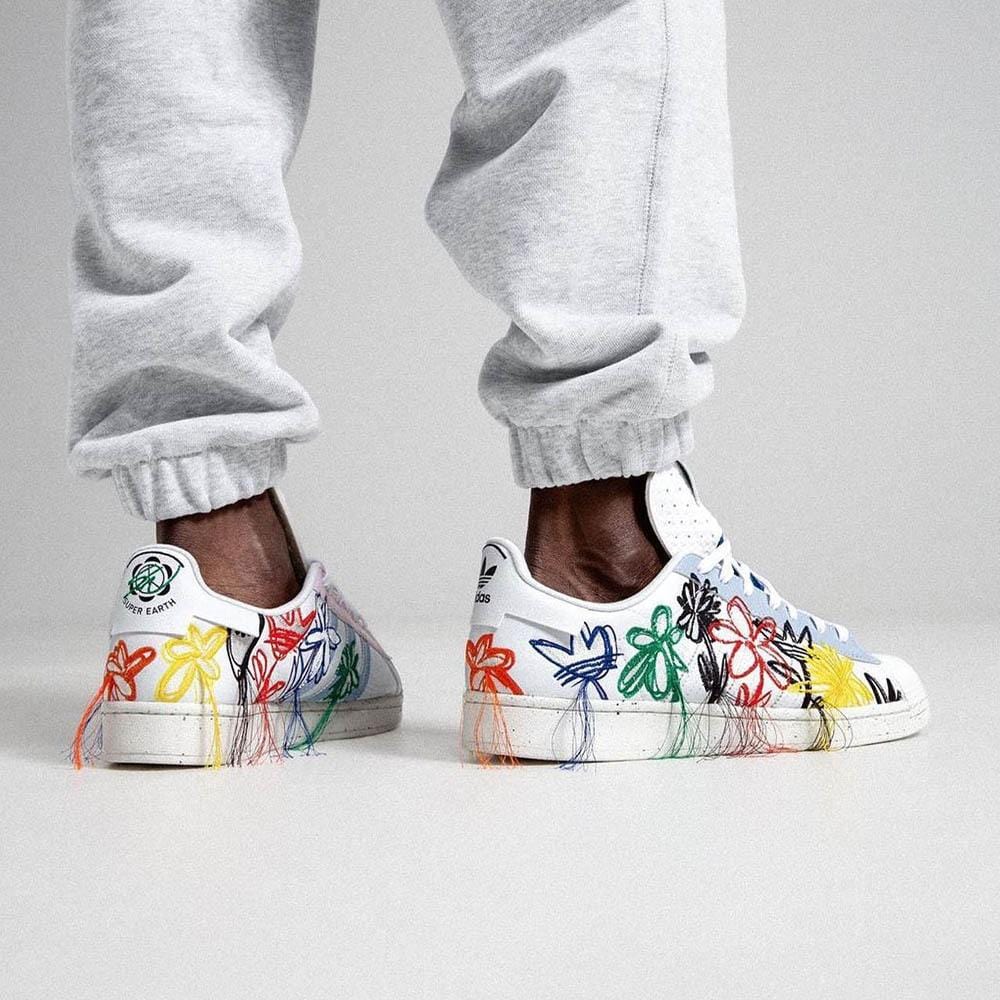 Exclusive Sean Wotherspoon x adidas Superstar 'SuperEarth' — UK 3.5 | EU 36 | US 4 — Lifestyle View