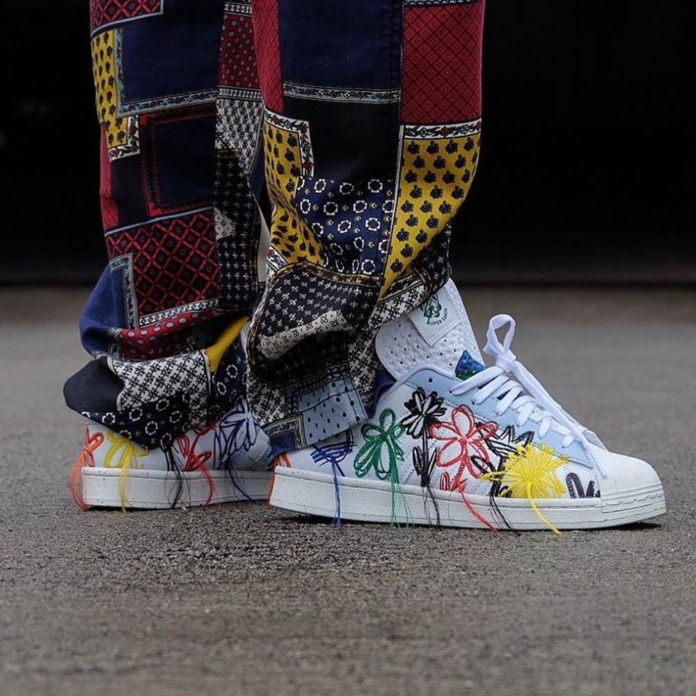 Exclusive Sean Wotherspoon x adidas Superstar 'SuperEarth' — UK 3.5 | EU 36 | US 4 — Alternate View 8