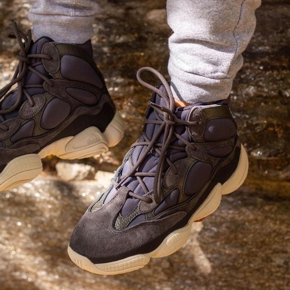 Exclusive Adidas Yeezy 500 High 'Slate' — 3 UK | 35.5 EU — Alternate View 8