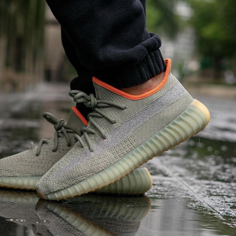 Exclusive Yeezy Boost 350 V2 'Desert Sage' — 3 UK | 35.5 EU — Detail View