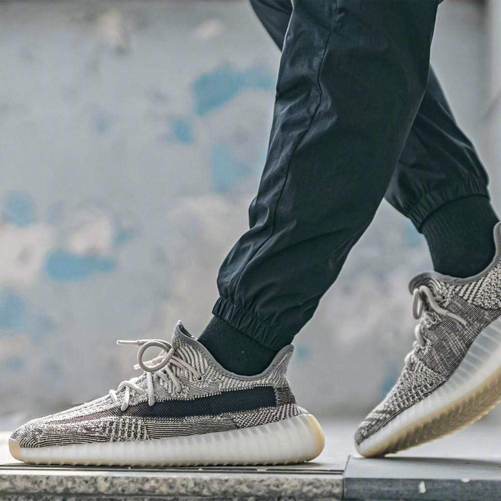 Exclusive Adidas Yeezy Boost 350 V2 'Zyon' — 3 UK | 35.5 EU — Lifestyle View