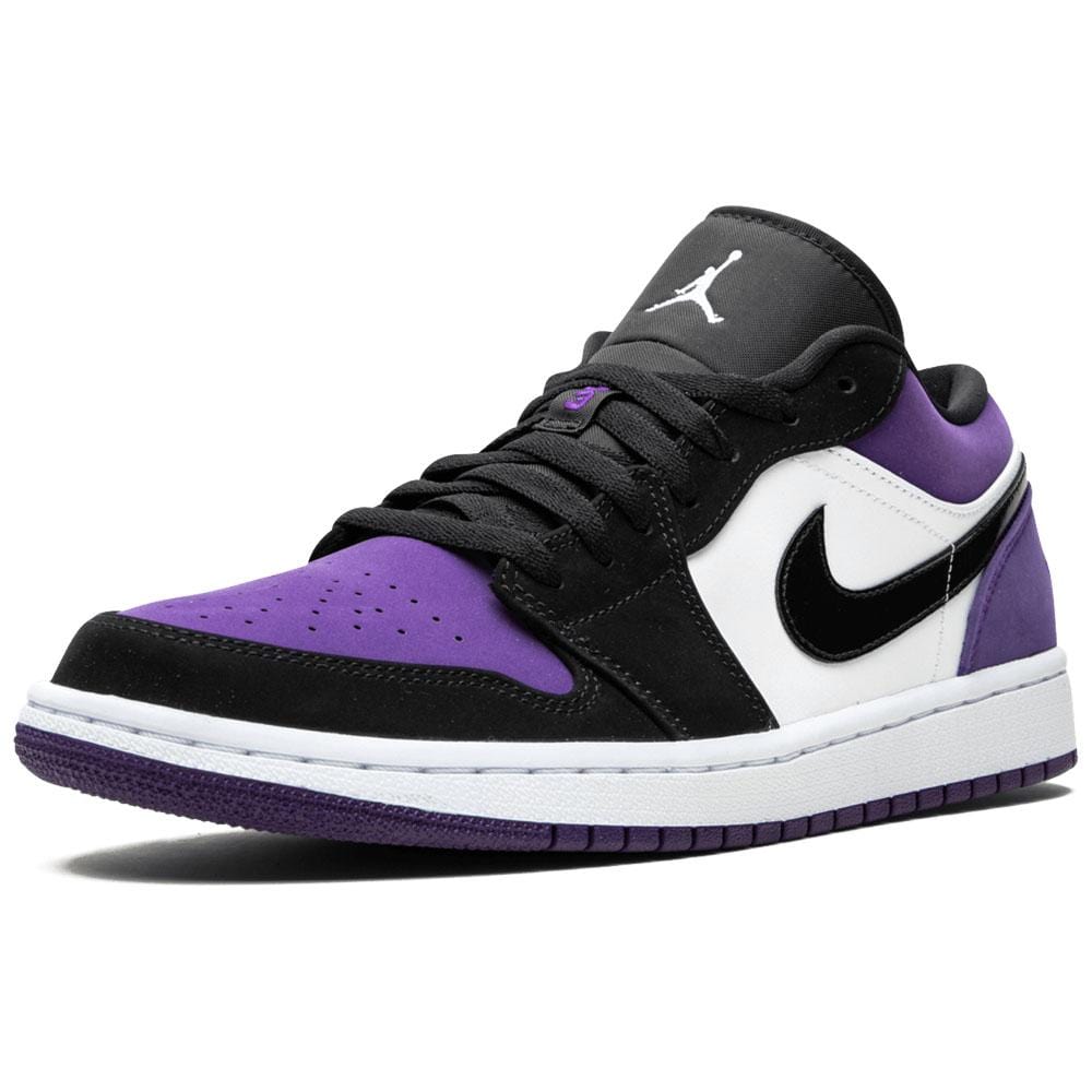 Exclusive Air Jordan 1 Low 'Court Purple' 2019 — UK 3 | EU 35.5 | US 3.5 — Top View
