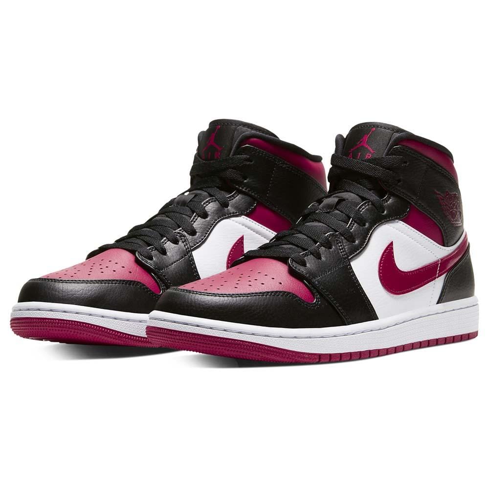 Exclusive Air Jordan 1 Mid “Bred Toe” — UK 3 | EU 35.5 | US 3.5 — Side View