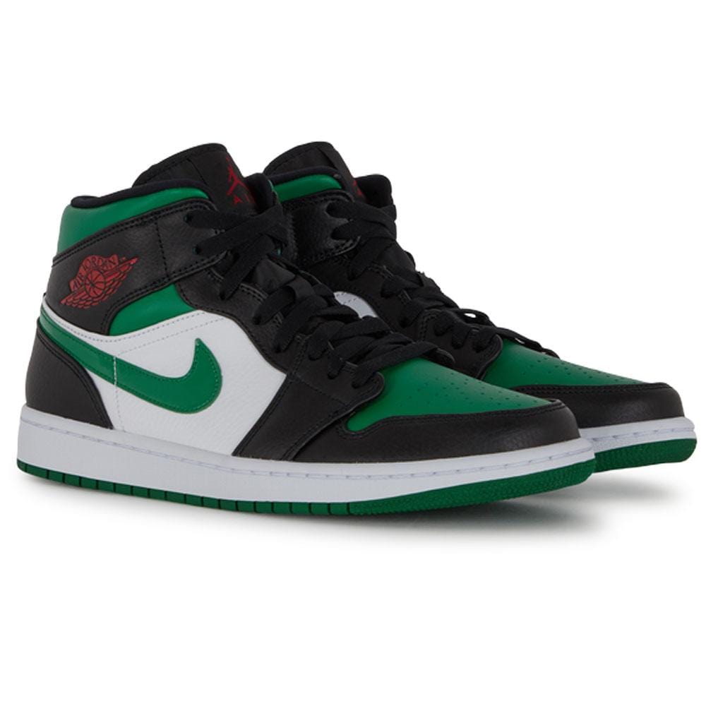 Exclusive Air Jordan 1 Mid 'Pine Green' — UK 3 | EU 35.5 | US 3.5 — Side View