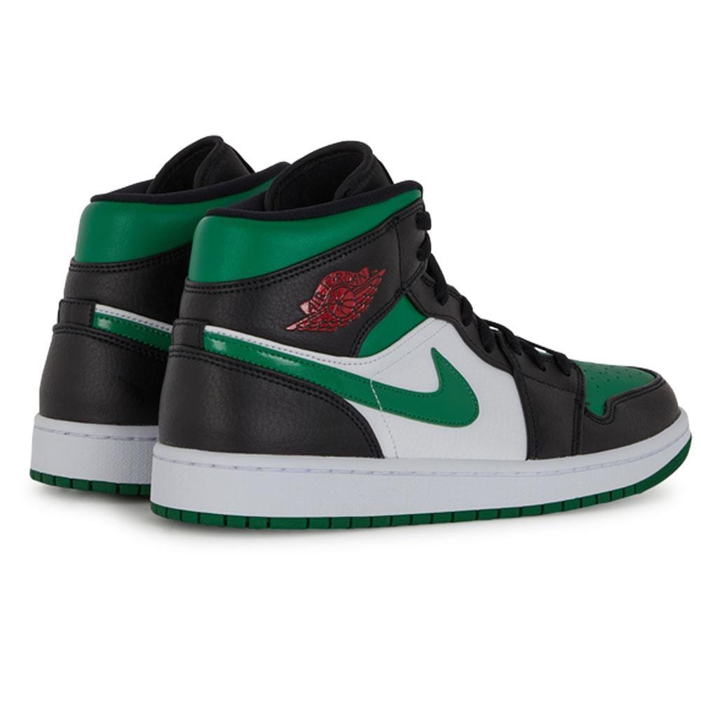 Exclusive Air Jordan 1 Mid 'Pine Green' — UK 3 | EU 35.5 | US 3.5 — Back View