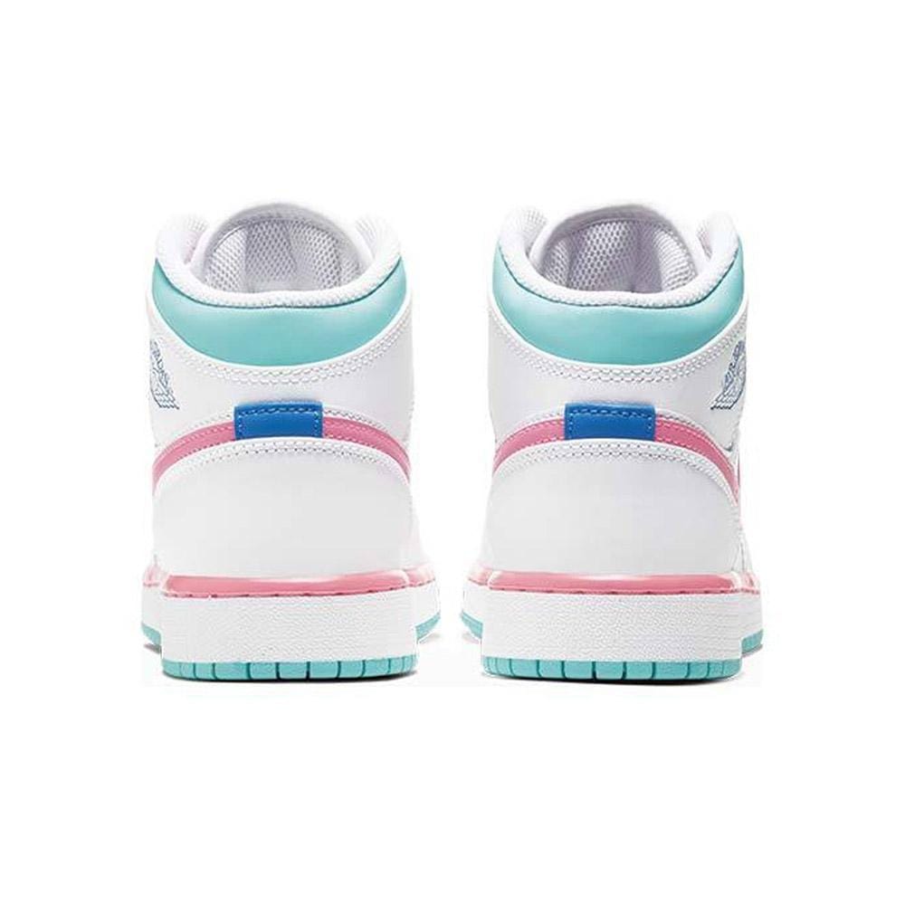 Exclusive Air Jordan 1 Mid GS 'Digital Pink' — UK 13.5 | EU 32 | US 1Y — Top View
