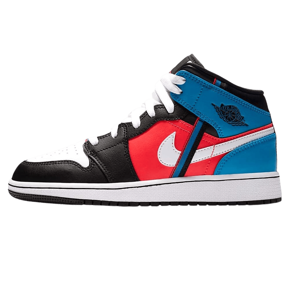 Exclusive Air Jordan 1 Mid GS "Game Time" — UK 13.5 | EU 32 | US 1Y — Front View