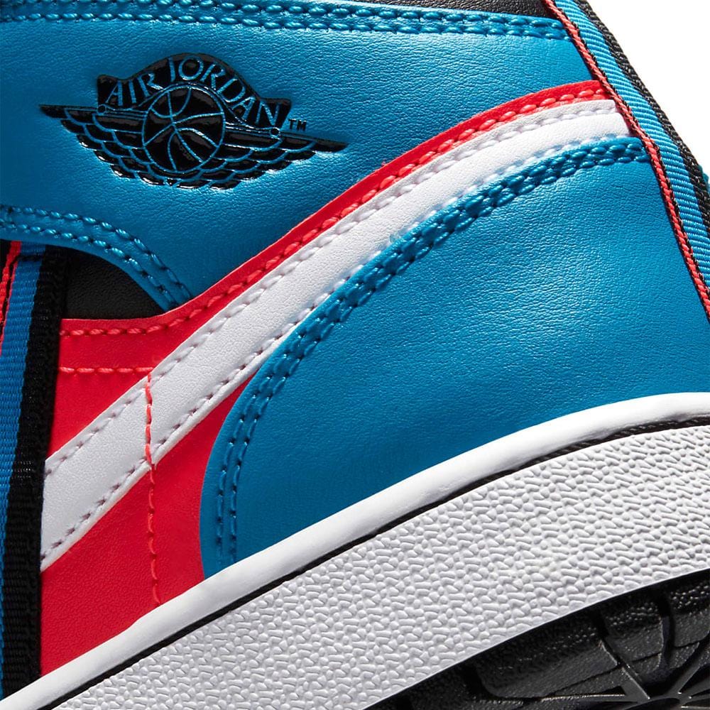 Exclusive Air Jordan 1 Mid GS "Game Time" — UK 13.5 | EU 32 | US 1Y — Back View