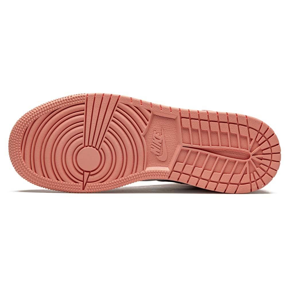 Exclusive Air Jordan 1 Mid GS 'Pink Quartz' — 2 UK | 34 EU — Lifestyle View