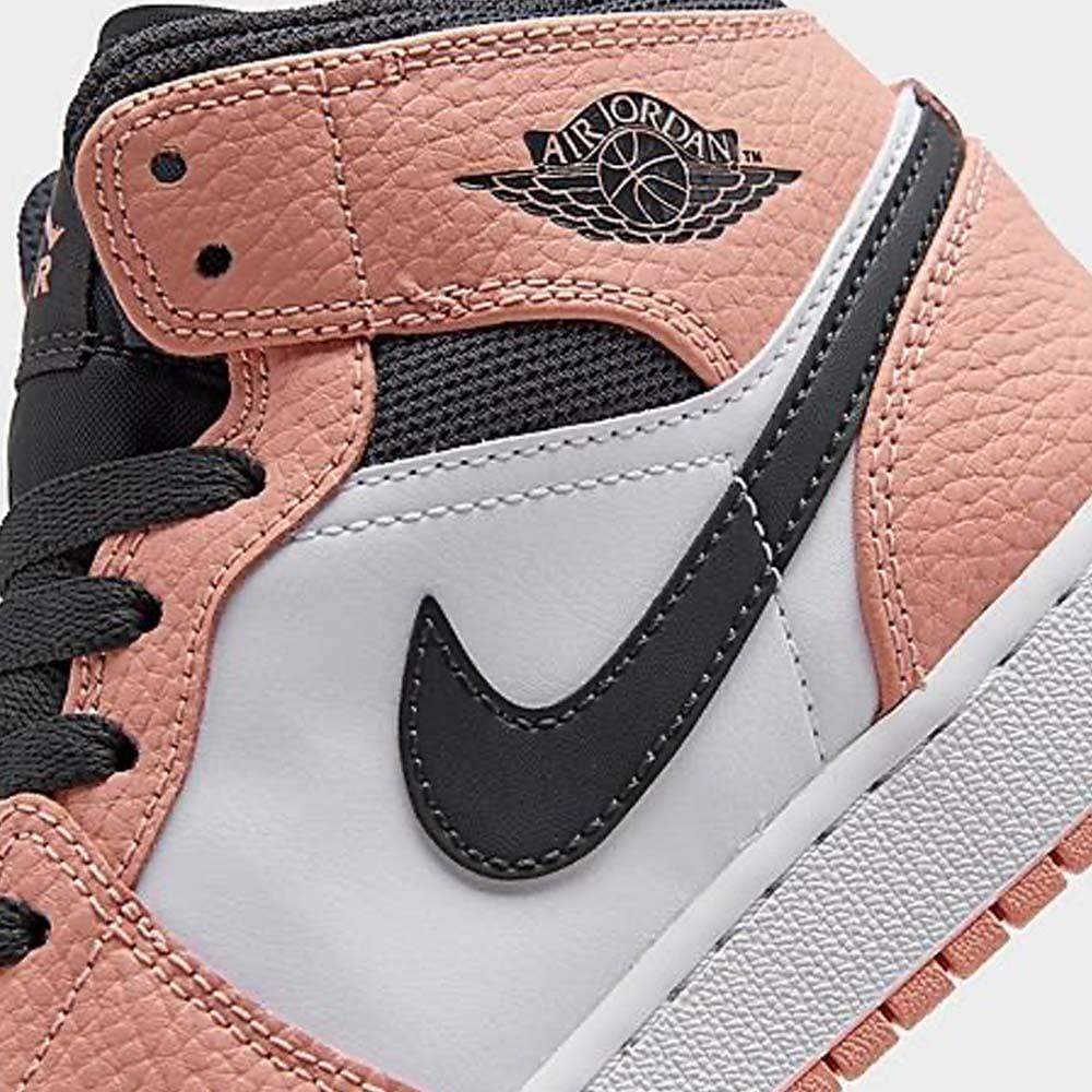 Exclusive Air Jordan 1 Mid GS 'Pink Quartz' — 2 UK | 34 EU — Alternate View 7