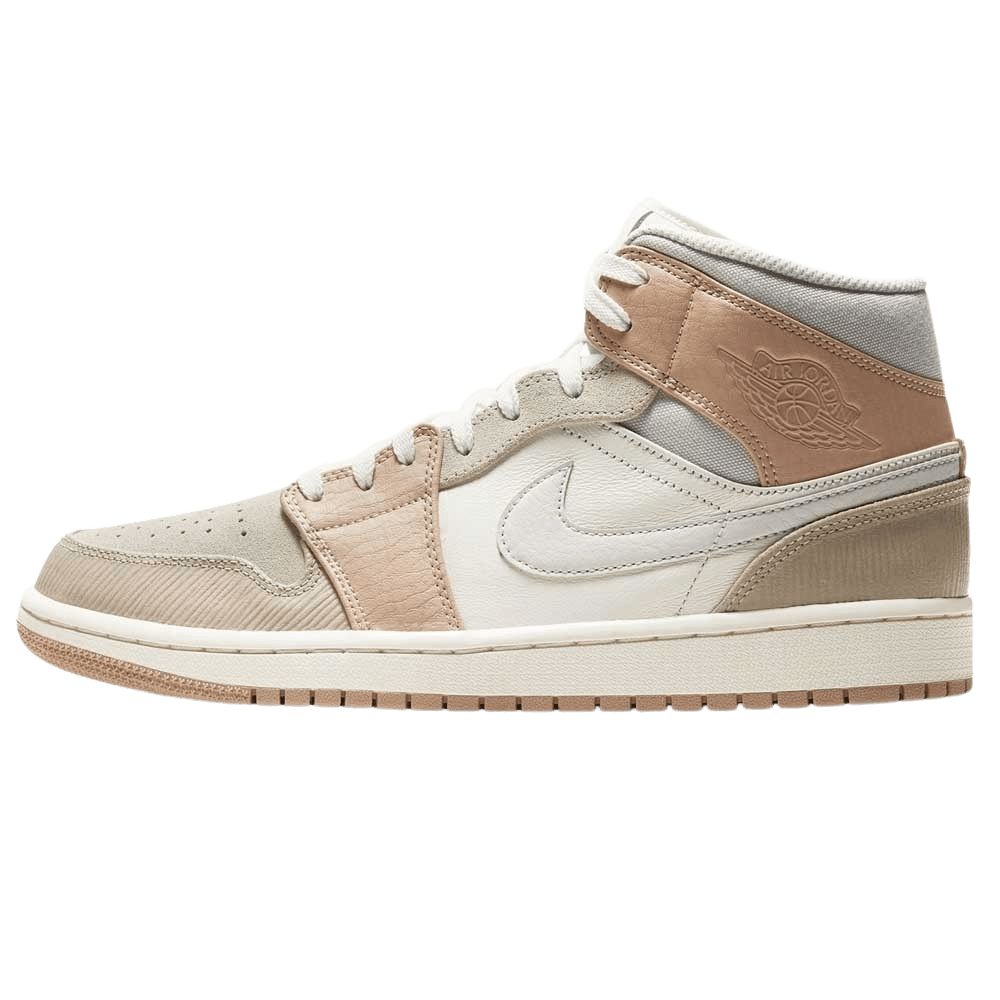 Exclusive Air Jordan 1 Mid 'Milan' — UK 3 | EU 35.5 | US 3.5 — Front View