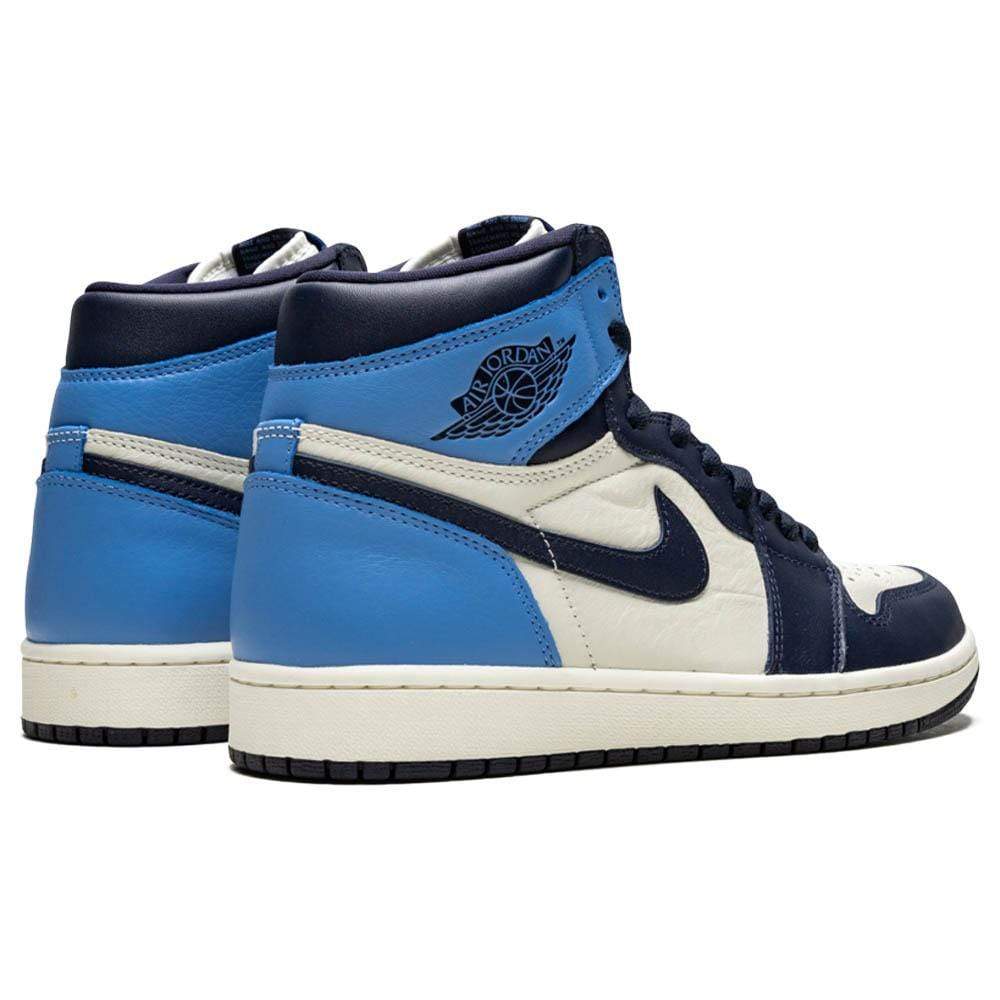 Exclusive Air Jordan 1 Retro High OG 'Obsidian' UNC — UK 3 | EU 35.5 | US 3.5 — Top View