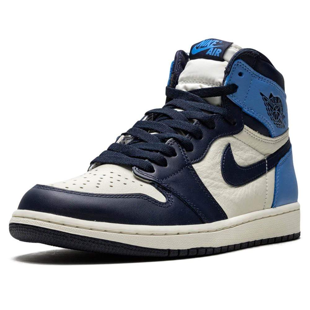 Exclusive Air Jordan 1 Retro High OG 'Obsidian' UNC — UK 3 | EU 35.5 | US 3.5 — Back View