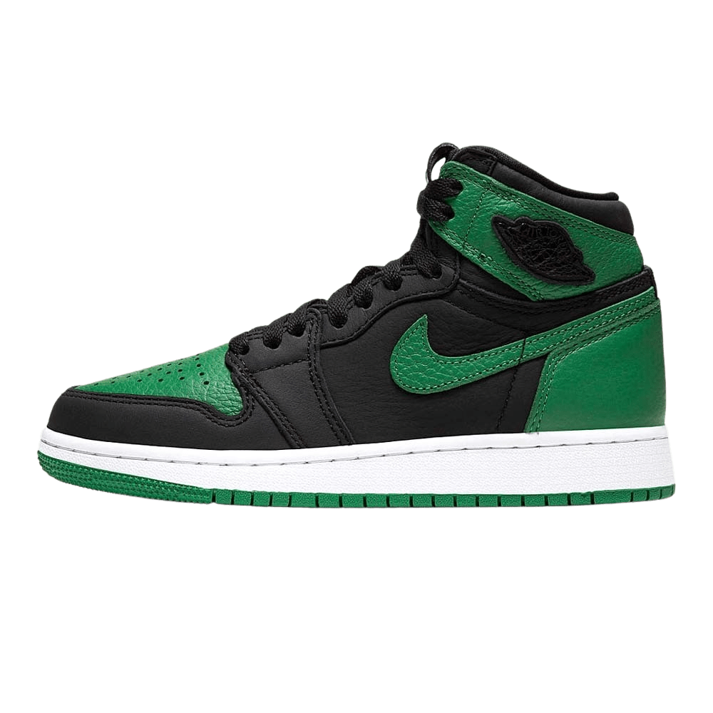 Exclusive Air Jordan 1 Retro High OG GS 'Pine Green 2.0' — UK 13.5 | EU 32 | US 1Y — Front View