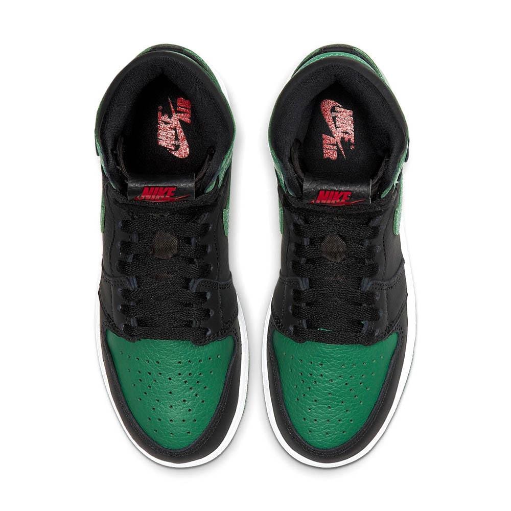 Exclusive Air Jordan 1 Retro High OG GS 'Pine Green 2.0' — UK 13.5 | EU 32 | US 1Y — Back View