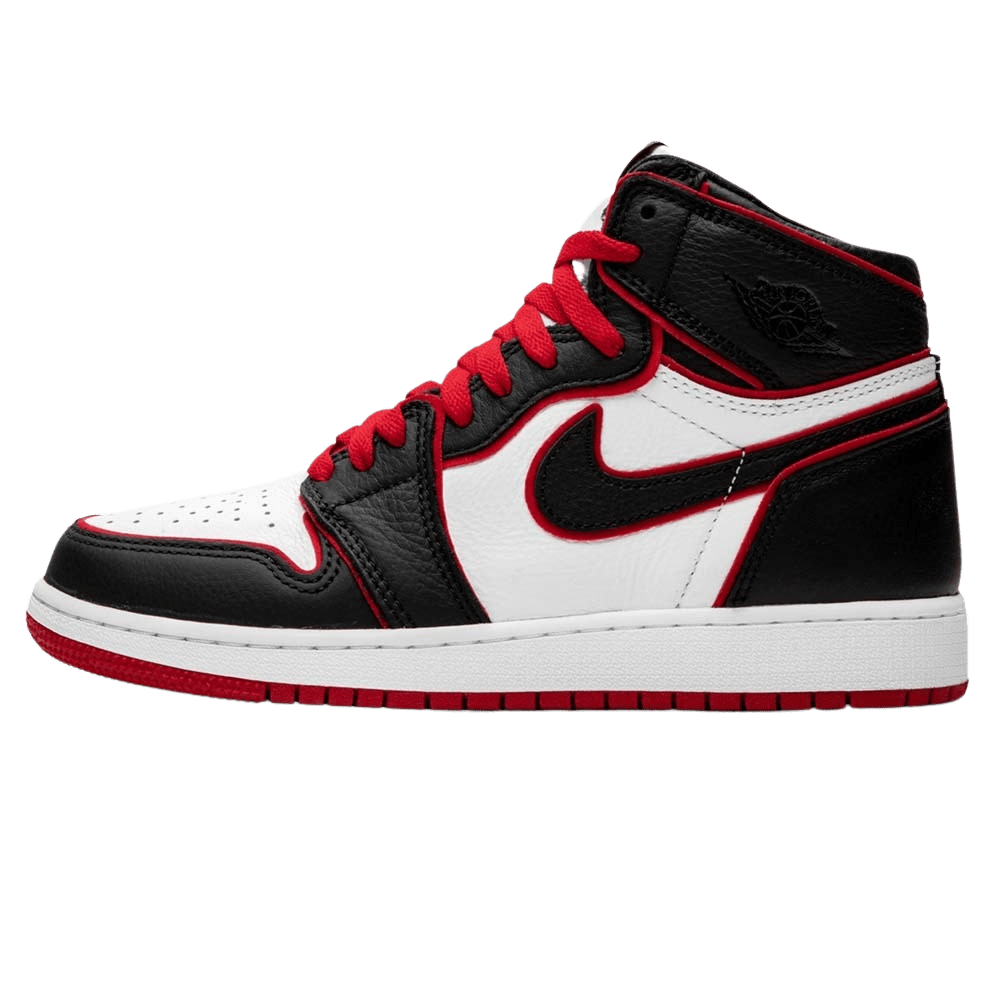 Exclusive Air Jordan 1 Retro High OG GS 'Bloodline' — UK 13.5 | EU 32 | US 1Y — Front View