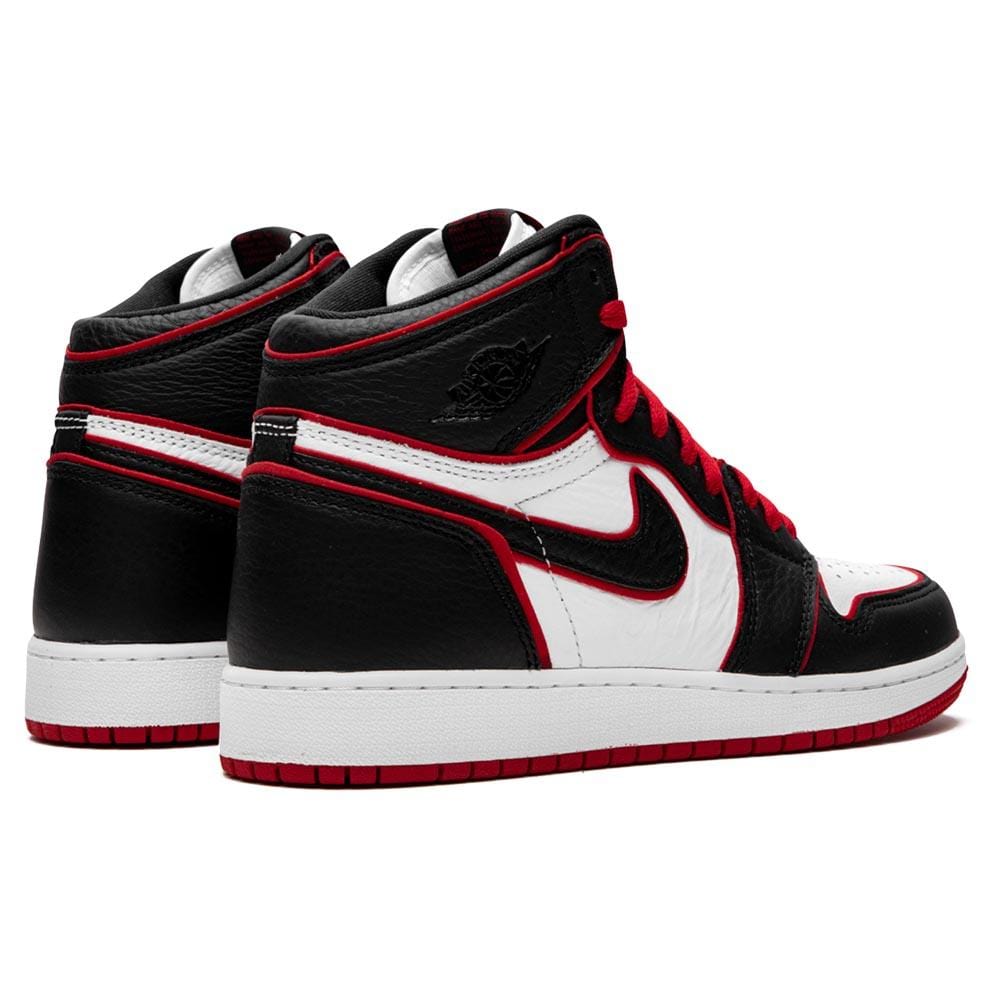 Exclusive Air Jordan 1 Retro High OG GS 'Bloodline' — UK 13.5 | EU 32 | US 1Y — Back View