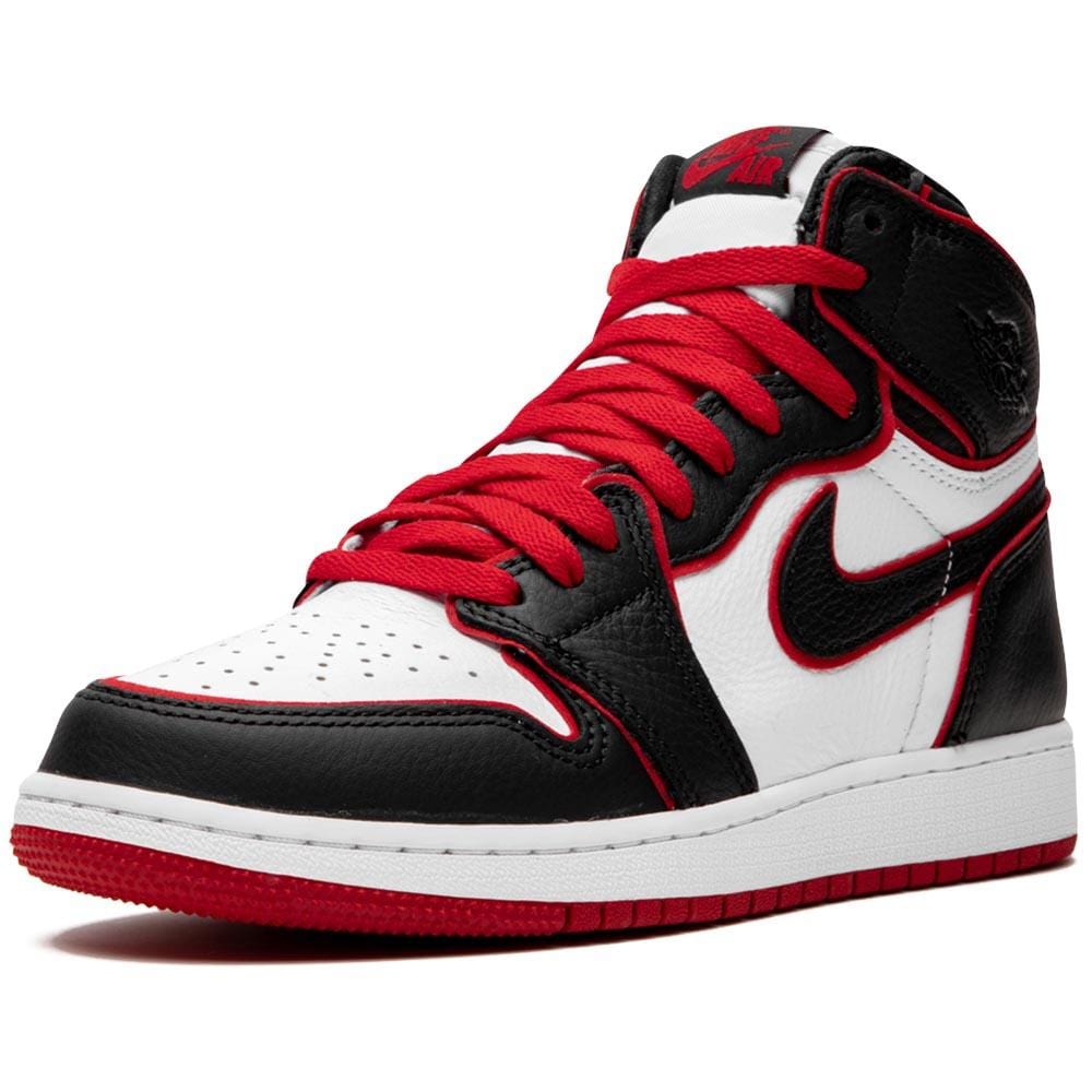 Exclusive Air Jordan 1 Retro High OG GS 'Bloodline' — UK 13.5 | EU 32 | US 1Y — Top View