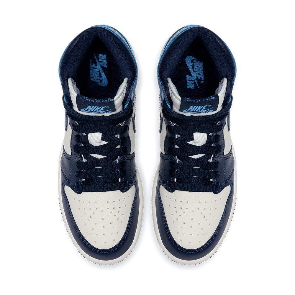 Exclusive Air Jordan 1 Retro High OG GS 'Obsidian' — UK 13.5 | EU 32 | US 1Y — Back View