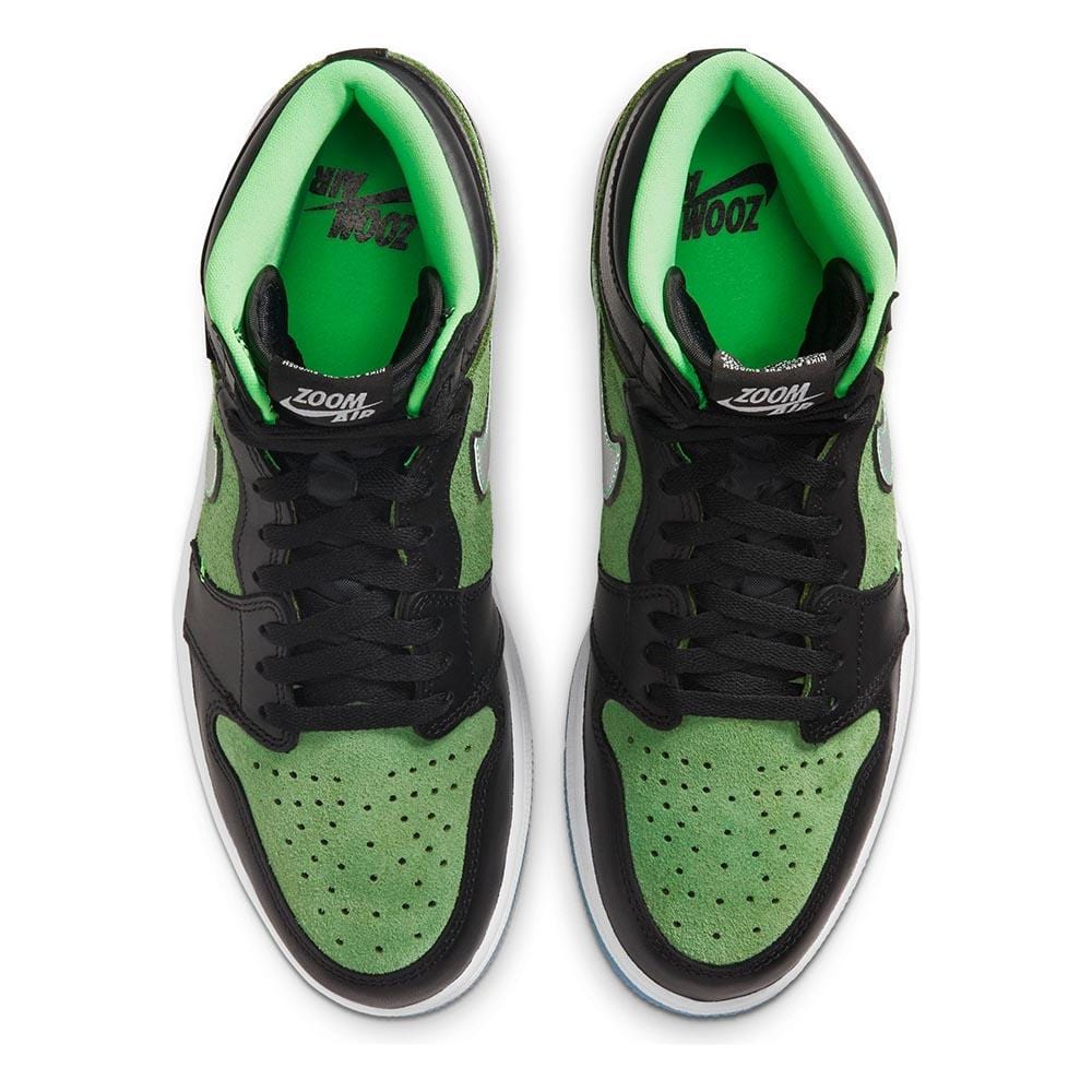 Exclusive Air Jordan 1 High Zoom 'Rage Green' — UK 3 | EU 35.5 | US 3.5 — Side View