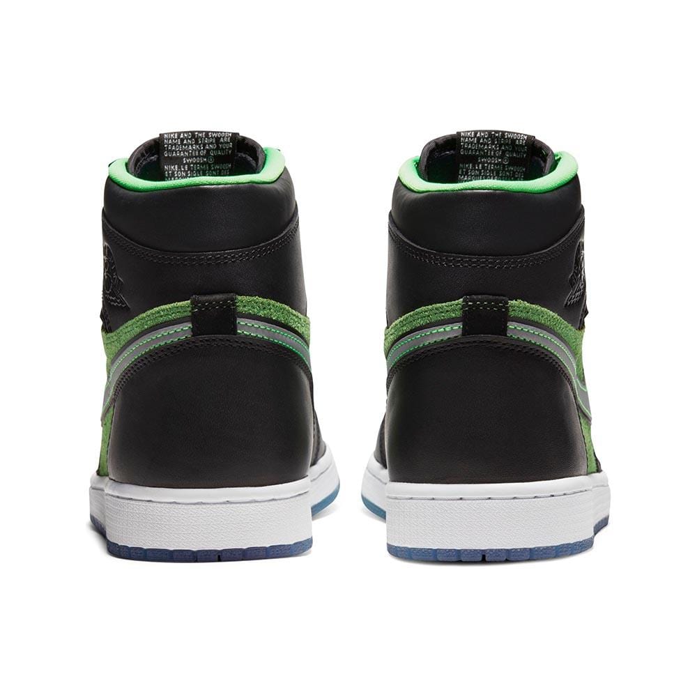 Exclusive Air Jordan 1 High Zoom 'Rage Green' — UK 3 | EU 35.5 | US 3.5 — Top View