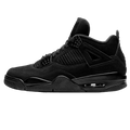 Exclusive Air Jordan 4 Retro 'Black Cat' 2020 — UK 3 | EU 35.5 | US 3.5 — Front View
