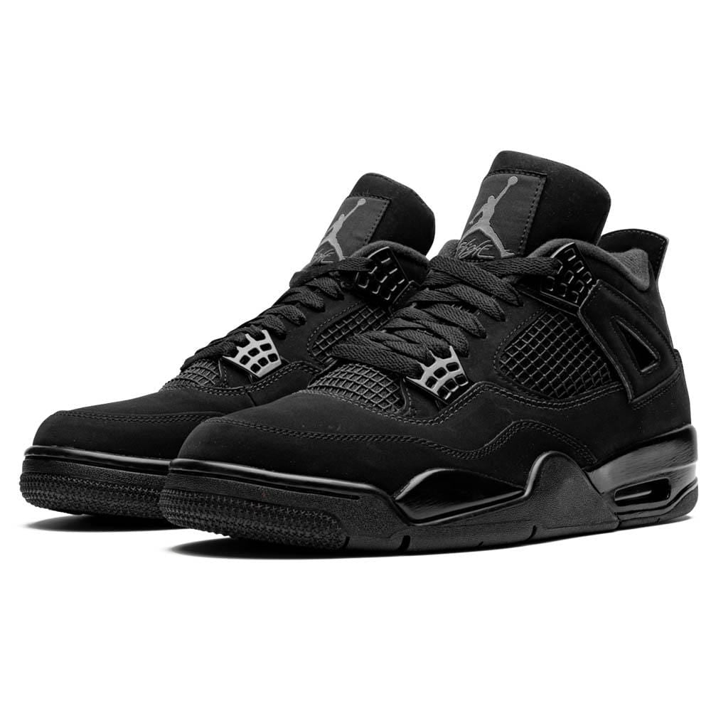 Exclusive Air Jordan 4 Retro 'Black Cat' 2020 — UK 3 | EU 35.5 | US 3.5 — Side View