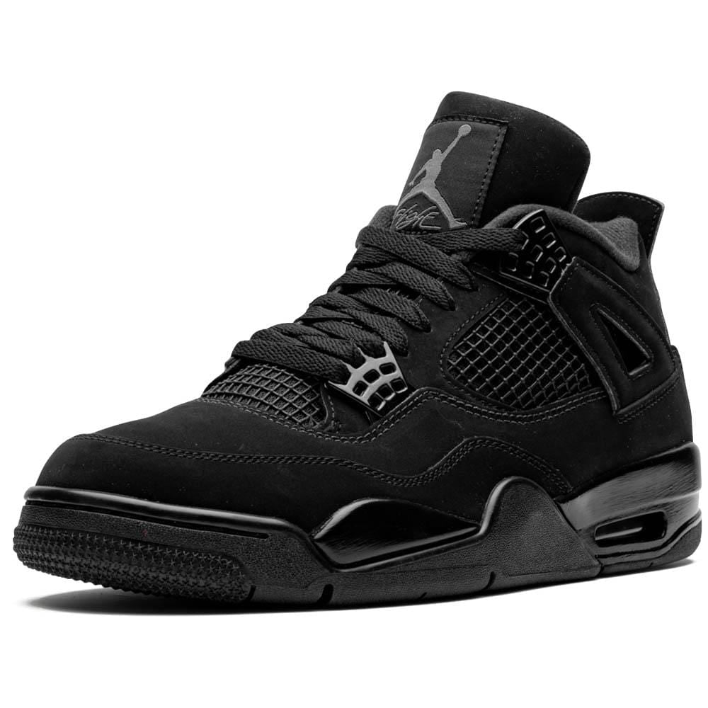 Exclusive Air Jordan 4 Retro 'Black Cat' 2020 — UK 3 | EU 35.5 | US 3.5 — Top View