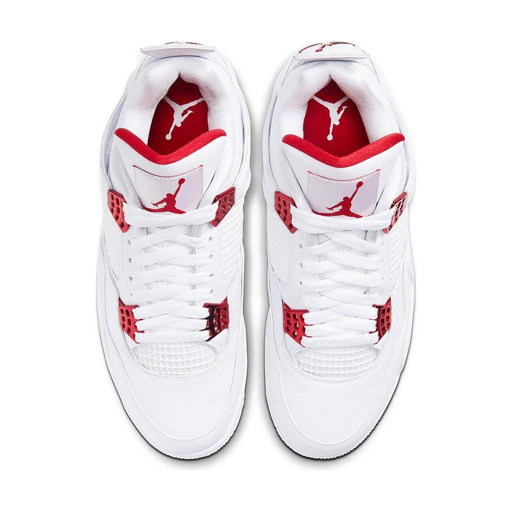 Exclusive Air Jordan 4 Retro 'Red Metallic' — UK 3 | EU 35.5 | US 3.5 — Back View