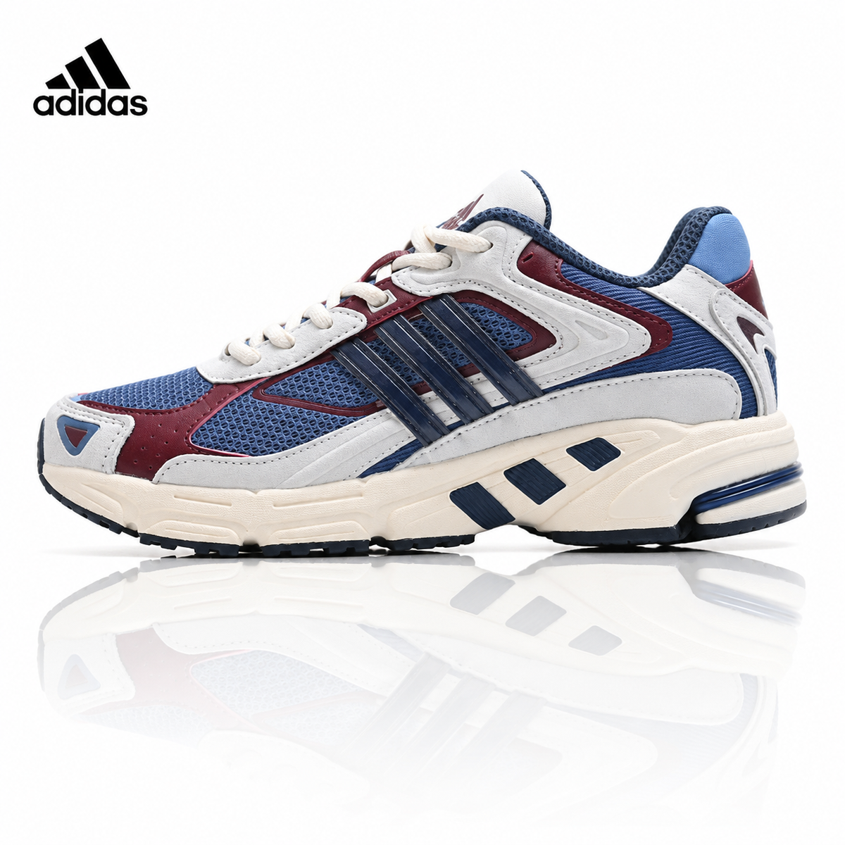 Exclusive Adidas K81801550 Unisex Running Shoes #11 — Black — Size EU 36 / US M4 / W5.5 / 23CM — Front View