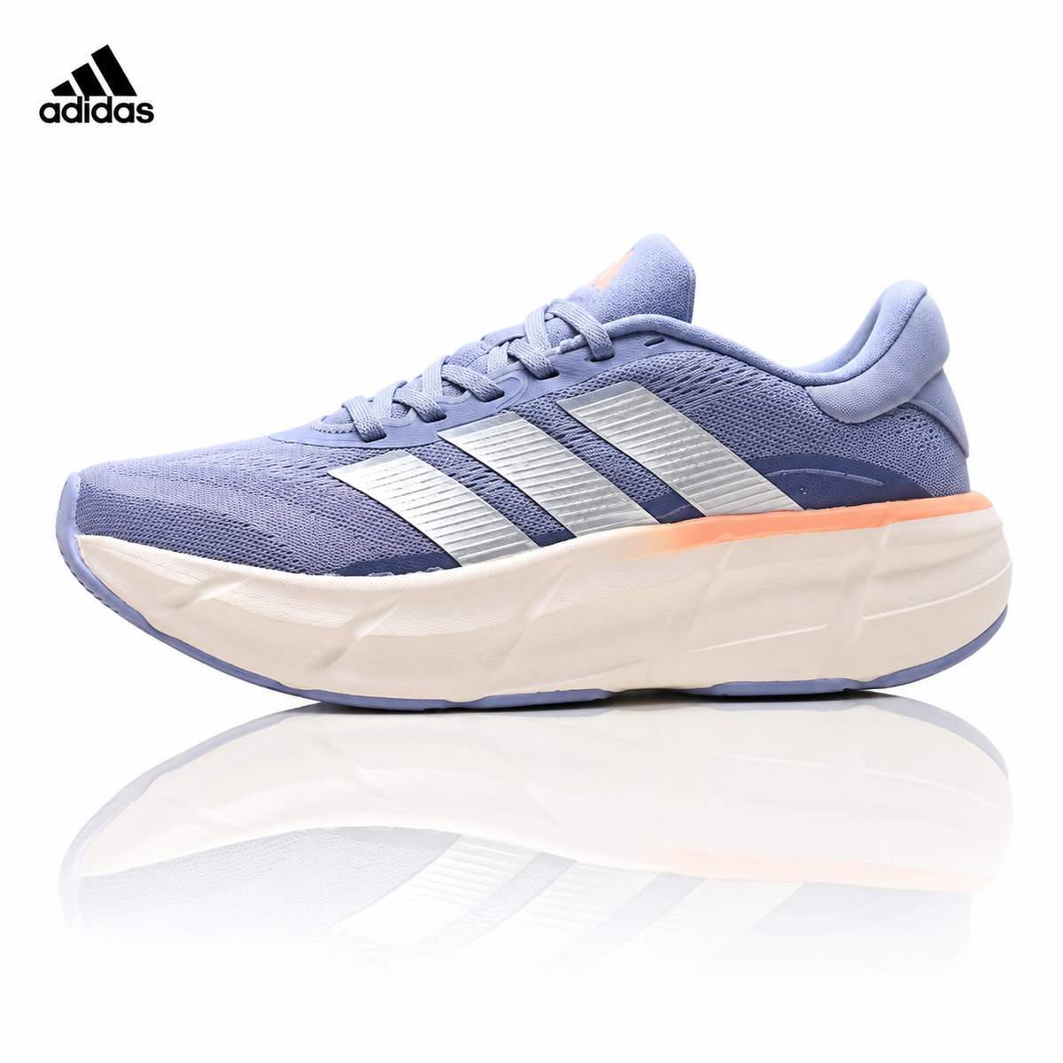 Exclusive Adidas K81801750 Women's Running Shoes — White/Mint/Pink — Size EU 36 / US M4 / W5.5 / 23CM — Front View