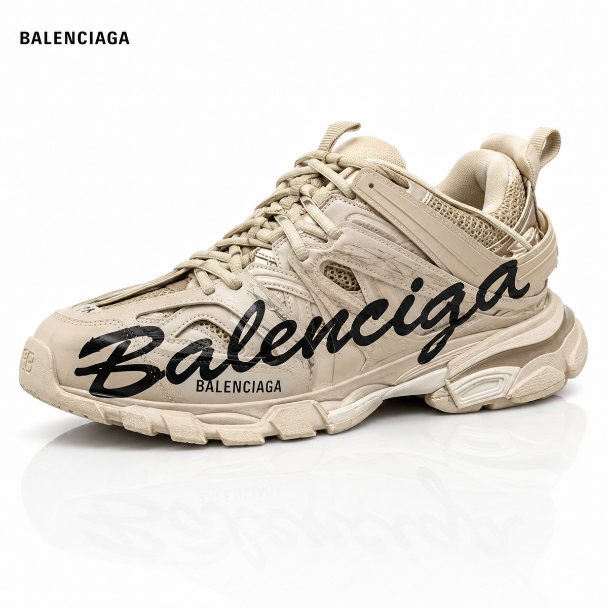 Exclusive Balenciaga Limited Edition Couple's Style Shoe — Style 1 — Size 36 — Front View