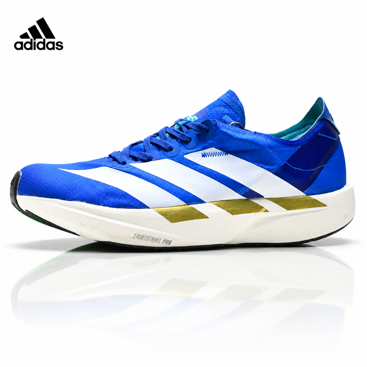 Exclusive Adidas K81801650 Men's Running Shoes #3 — Black — Size EU 40 / US M7 / W8.5 / 25CM — Front View