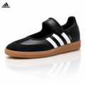 Exclusive Adidas Mary Jane Slip-On Sneakers — Style 1 — Size EU 35.5 / US M3.5 / W5 / 22.5CM — Front View