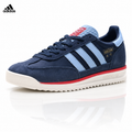 Exclusive Adidas SL 72 Navy Blue Retro Sneakers — EU 36 / US M4 / W5.5 / 23CM — Front View