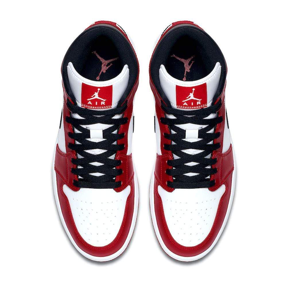 Exclusive Air Jordan 1 Mid 'Chicago' 2020 — UK 3 | EU 35.5 | US 3.5 — Top View
