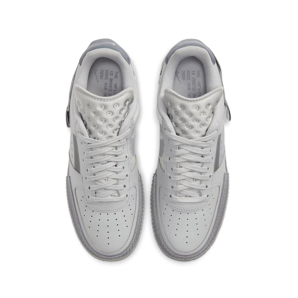 Exclusive Nike Air Force 1 Type 'Grey Fog' — UK 3 | EU 35.5 | US 3.5 — Back View