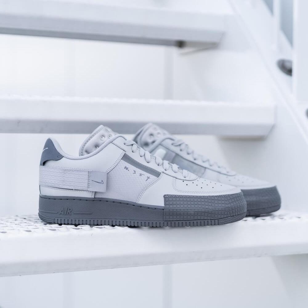 Exclusive Nike Air Force 1 Type 'Grey Fog' — UK 3 | EU 35.5 | US 3.5 — Alternate View 7